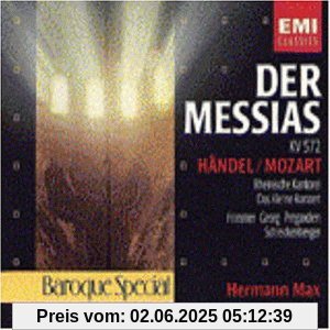 Der Messias (Mozart-Bearbeitung) Ga-de [DOPPEL-CD] von Hermann Max/Rheinische Kantorei/Das Kleine Konzert