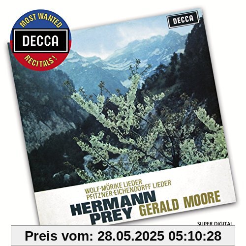 Mörike Lieder-Eichendorff Lieder (Dmwr) von Hermann Prey