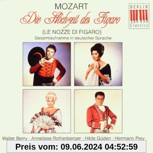 Mozart: Die Hochzeit des Figaro (Gesamtaufnahme 1966 - deutsch) von Hermann Prey