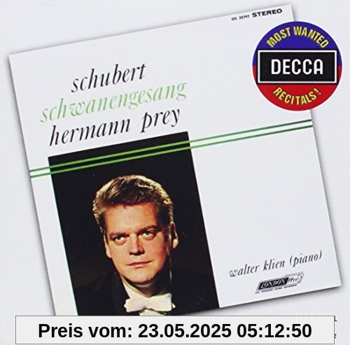 Schubert: Schwanengesang (Dmwr) von Hermann Prey