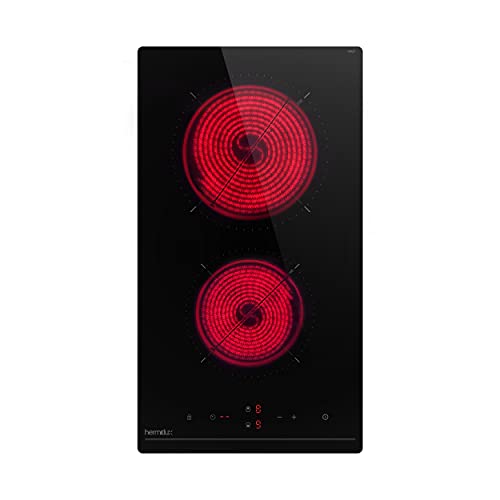 Hermitlux Domino Glaskeramikkochfeld,Eingebaut 29 cm schwarz Glaskeramik elektrisches Kochfeld,9 Leistungsstufen,Sensor-Touch-Steuerung, Kindersicherung, 1-99 Minuten-Timer,Geeignet für Alle Töpfe Hermitlux Domino Glaskeramikkochfeld,Eingebaut 29 cm schwarz Glaskeramik elektrisches Kochfeld,9 Leistungsstufen,Sensor-Touch-Steuerung, Kindersicherung, 1-99 Minuten-Timer,Geeignet für Alle Töpfe von Hermitlux