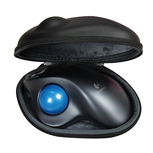 Für Logitech M570 Wireless Trackball Maus Travel EVA PU Hard Schutzhülle Tragetasche Cover Tasche Compact Größen von hermitshell von Hermitshell