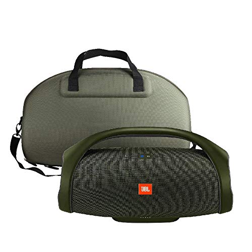 Hart Eva Reise Schwarz Schutzhülle für JBL Boombox Tragbarer Bluetooth Lautsprecher von Hermitshell (Armeegrün) von Hermitshell