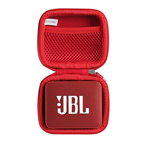 Hermit shell Hartschalen-Reiseetui für JBL GO2 - Tragbarer wasserdichter Lautsprecher (Rot) von Hermitshell
