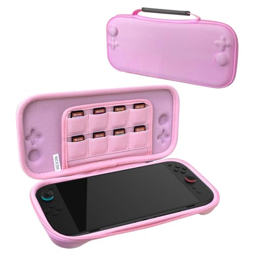 Hermitshell Hard Travel Case für Nintendo Switch 2 Controller (Nur Fall) (Rosa, Fall für Controller) von Hermitshell