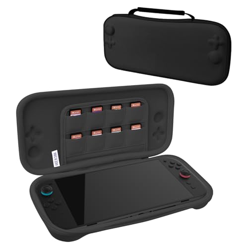 Hermitshell Hard Travel Case für Nintendo Switch 2 Controller (Nur Fall) (schwarz, Fall für Controller) von Hermitshell