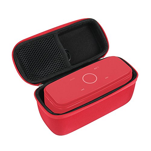 Hermitshell Hart Reise Fall für DOSS Soundbox Portable Wireless Bluetooth V4.0 Lautsprecher Subbass Leistungsstarker (Rot) von Hermitshell