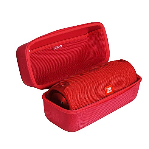 Hermitshell Hartschalen-Reiseetui für JBL Xtreme 3/ JBL Xtreme 2 Wasserdichter, portabler Stereo Bluetooth Speaker (Rot) von Hermitshell