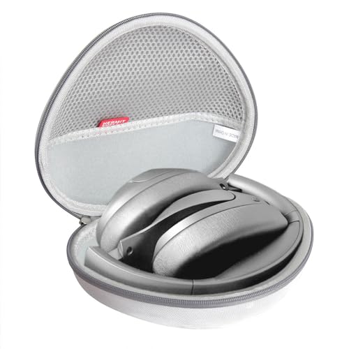 Hermitshell Hartschalen-Reiseetui für TOZO HT2 /TOZO HA1 Hybrid-Kopfhörer mit aktiver Geräuschunterdrückung (Silber) von Hermitshell