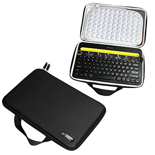 Hermitshell Travel EVA Tasche Schutz hülle Etui Tragetasche Beutel Compact Größen für Logitech K480 Bluetooth Multi-Device Keyboard iPad/Tablet/Samsung Galaxy Tab/Fire HD/Apple iPad Mini Air Pro/Microsoft Surface/Nexus/Nvidia/Neutab Hermitshell Travel EVA Tasche Schutz hülle Etui Tragetasche Beutel Compact Größen für Logitech K480 Bluetooth Multi-Device Keyboard iPad/Tablet/Samsung Galaxy Tab/Fire HD/Apple iPad Mini Air Pro/Microsoft Surface/Nexus/Nvidia/Neutab von Hermitshell