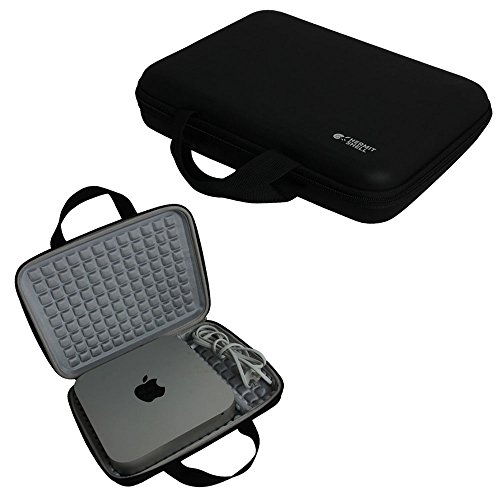 Hermitshell Travel Eva Tasche Schutz hülle Etui Tragetasche Beutel Compact Größen für Apple Mac Mini Desktop PC Computing MGEM2LL/A MGEN2LL/A MGEQ2LL/A von Hermitshell