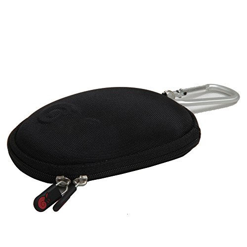 Hermitshell Travel Hart Eva Lagerung Tasche Schutz hülle Etui Tragetasche Beutel Compact Größen und karabiner für Apple Magic Mouse Maus I und II 2nd Gen und Karabiner Schwarz Nylon von Hermitshell