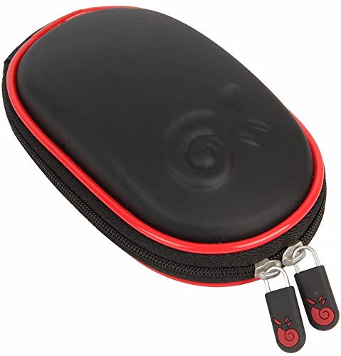 Hermitshell Travel Hart Eva Lagerung Tasche Schutz hülle Etui Tragetasche Beutel Compact Größen und karabiner für Apple Magic Mouse Maus I und II 2nd Gen und Karabiner Schwarz von Hermitshell