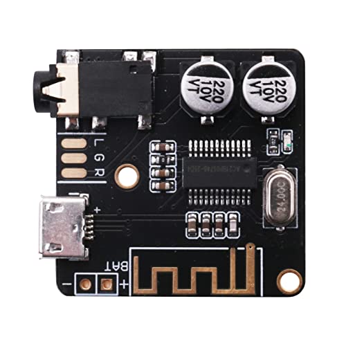 Hermosiey BT5.0 Audio MP3 Bluetooth Audio Decoder Board Verlust Freie Auto Lautsprecher Audio VerstäRker Platine DIY Audio Receiver Schwarz von Hermosiey