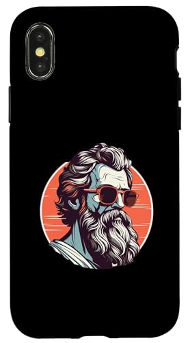 Herodot 80er Jahre Retro Hülle für iPhone X/XS von Herodotus Art Style Designs For Historians