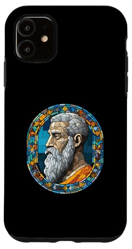 Herodot Buntglas Hülle für iPhone 11 Herodot Buntglas Hülle für iPhone 11 von Herodotus Art Style Designs For Historians