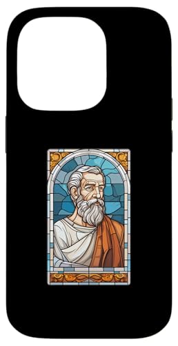 Herodot Buntglas Hülle für iPhone 14 Pro Herodot Buntglas Hülle für iPhone 14 Pro von Herodotus Art Style Designs For Historians