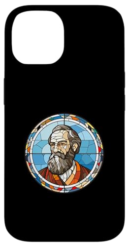 Herodot Buntglas Hülle für iPhone 14 Herodot Buntglas Hülle für iPhone 14 von Herodotus Art Style Designs For Historians