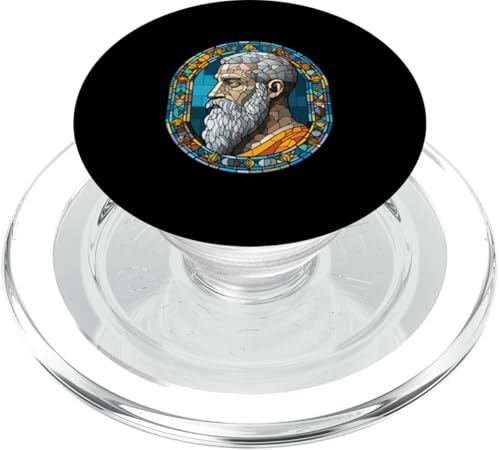 Herodot Buntglas PopSockets PopGrip für MagSafe Herodot Buntglas PopSockets PopGrip für MagSafe von Herodotus Art Style Designs For Historians
