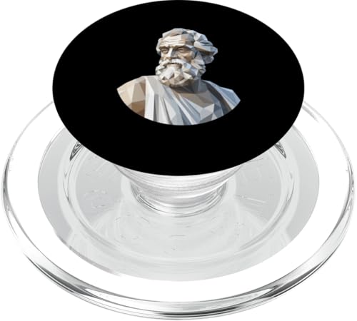 Herodot Low Poly Art PopSockets PopGrip für MagSafe Herodot Low Poly Art PopSockets PopGrip für MagSafe von Herodotus Art Style Designs For Historians