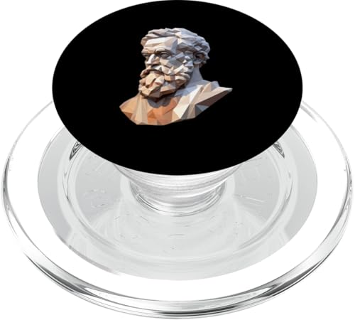 Herodot Low Poly Art PopSockets PopGrip für MagSafe Herodot Low Poly Art PopSockets PopGrip für MagSafe von Herodotus Art Style Designs For Historians