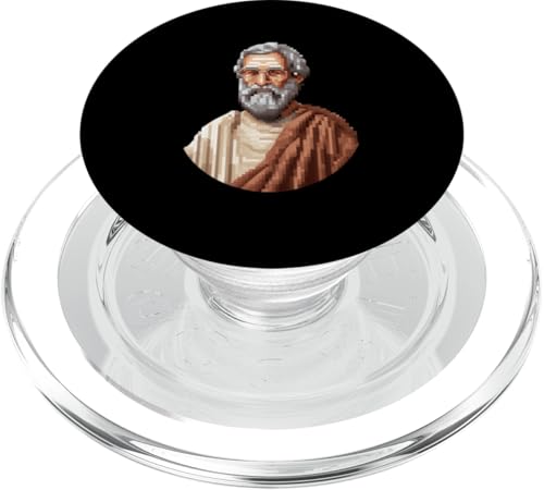Herodot Pixel Art PopSockets PopGrip für MagSafe Herodot Pixel Art PopSockets PopGrip für MagSafe von Herodotus Art Style Designs For Historians