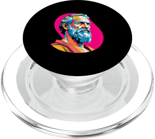 Herodot Pop Art PopSockets PopGrip für MagSafe Herodot Pop Art PopSockets PopGrip für MagSafe von Herodotus Art Style Designs For Historians
