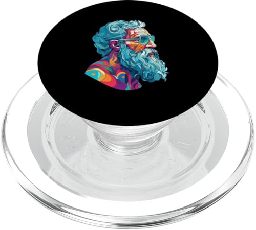 Herodot Psychedelic PopSockets PopGrip für MagSafe Herodot Psychedelic PopSockets PopGrip für MagSafe von Herodotus Art Style Designs For Historians