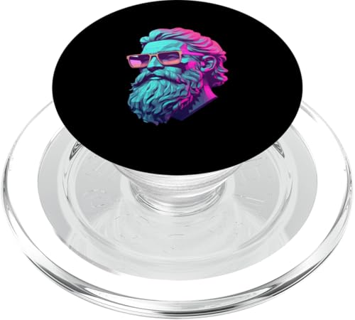 Herodot Vaporwave PopSockets PopGrip für MagSafe von Herodotus Art Style Designs For Historians