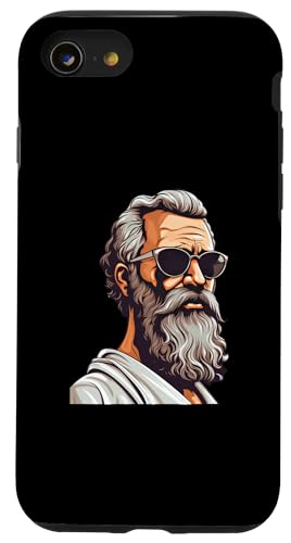 Herodot mit Sonnenbrille Hülle für iPhone SE (2020) / 7 / 8 von Herodotus Art Style Designs For Historians