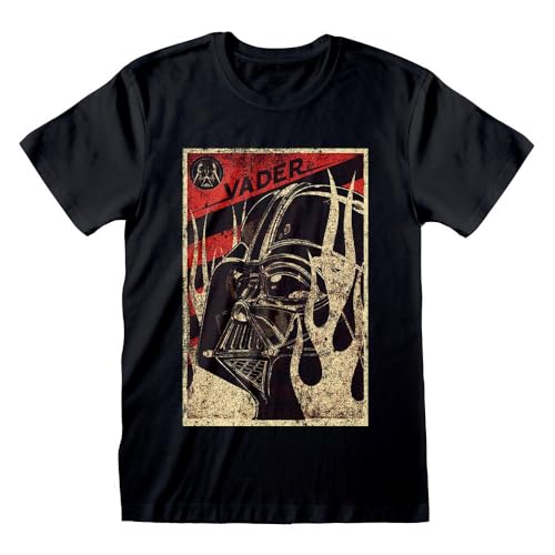 Star Wars - Vader Rahmen schwarz, Schwarz, X-Large [video game] von Heroes Inc.
