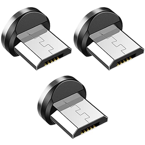 Herold 3X Runder Magnetischer Kabelstecker Telefon Android Magnet Ladestecker -USB Schnellladeadapter von Herold