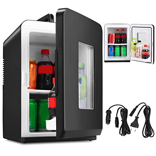 Herrselsam 2in1 Mini Kühlschrank Kühlbox 15 Liter, Tragbarer Elektrische Gefrierbox mit Kühl- und Heizfunktion, AC DC 220-240V/12V Steckdose und Zigarettenanzünder für Autos Büros, Schwarz Herrselsam 2in1 Mini Kühlschrank Kühlbox 15 Liter, Tragbarer Elektrische Gefrierbox mit Kühl- und Heizfunktion, AC DC 220-240V/12V Steckdose und Zigarettenanzünder für Autos Büros, Schwarz von Herrselsam
