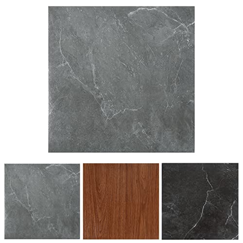Herrselsam PVC Bodenbelag Selbstklebend, Vinylboden Wasserfest Rutschfest Vinyl Laminat Rutschfeste Dekor-Dielen für Schlafzimmer Wohnzimmer Küche, 30cm x 30cm, 5 m² / 55 Fliesen - Grau Marmor Herrselsam PVC Bodenbelag Selbstklebend, Vinylboden Wasserfest Rutschfest Vinyl Laminat Rutschfeste Dekor-Dielen für Schlafzimmer Wohnzimmer Küche, 30cm x 30cm, 5 m² / 55 Fliesen - Grau Marmor von Herrselsam