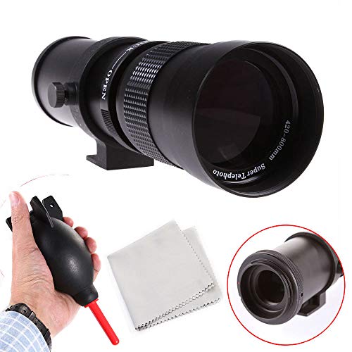 420-800mm f/8.3-16 Super Tele Zoom Objektiv Teleobjektiv Zoomobjektiv mit T Mount Adapter für Canon EOS 5D I II III IV, 6D, 7D, 10D 400D, 450D, 500D, 550D, 600D, 700D, 1000D, 1100D, 1200D DSLR Kamera 420-800mm f/8.3-16 Super Tele Zoom Objektiv Teleobjektiv Zoomobjektiv mit T Mount Adapter für Canon EOS 5D I II III IV, 6D, 7D, 10D 400D, 450D, 500D, 550D, 600D, 700D, 1000D, 1100D, 1200D DSLR Kamera von Hersmay