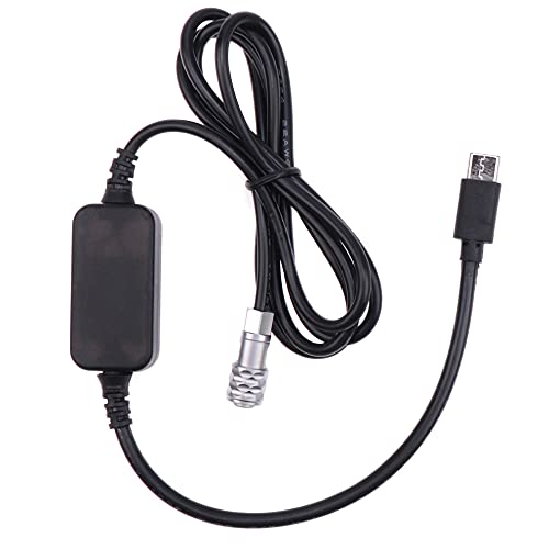 Hersmay 12V USB-C PD Stromkabel für Blackmagic BMPCC Pocket Cinema Camera 4K 6K 6K Pro, Stromversorgung Ihrer Kamera über USB-C Type C PD Powerbank Gerät Hersmay 12V USB-C PD Stromkabel für Blackmagic BMPCC Pocket Cinema Camera 4K 6K 6K Pro, Stromversorgung Ihrer Kamera über USB-C Type C PD Powerbank Gerät von Hersmay