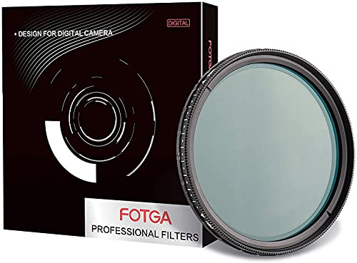 Hersmay 40.5 mm ND Filter Ultra Slim Multi-Coating MC Fader Variable Neutral Density ND Linsenfilter ND2-ND400 Filter Variabler Graufilter 40.5 mm Positionssperre Optisches Glas Aluminium matt Rahmen von Hersmay