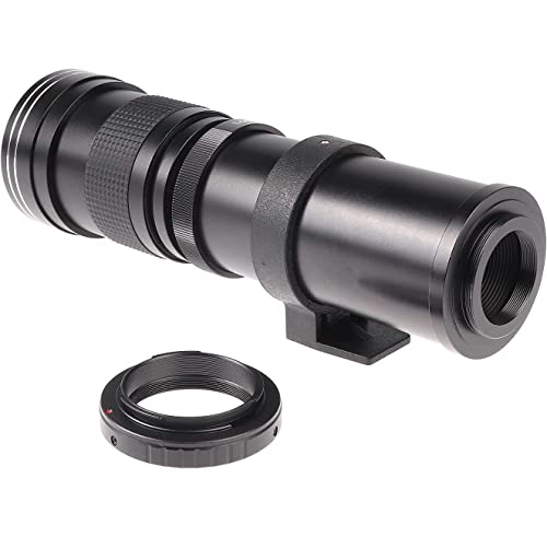 Hersmay 420-800 mm F/8.3-16 E-Mount Teleobjektiv Zoomobjektiv Manueller Fokus Superteleobjektiv für Sony A9 A7III A7SIII A7IV A7RIV A7RV A7C ZV-E10 A6600 A6400 A6300 A6100 NEX5 NEX6 NEX7 Kameras von Hersmay