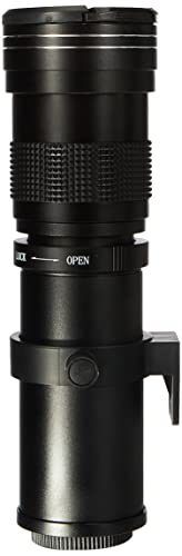 Hersmay 420-800mm F/ 8.3-16 Zoom Super Telezoom Objektiv Zoomobjektiv Teleobjektiv für Nikon D7500 D850 D3400 D7200 D5300 D3000, D3100, D5600, D5000, D700, D300, D600, D800 D750 DSLR Kameras von Hersmay