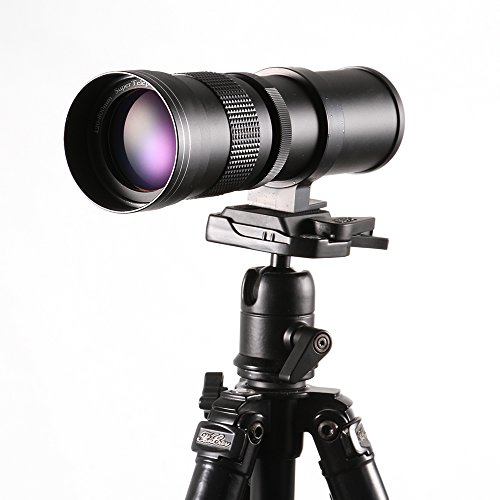 Hersmay 420-800mm f/8.3-16 Super Tele Zoom Objektiv Teleobjektiv Zoomobjektiv Vario-Objektiv für Canon EOS 1300D, 60D, 70D, 1200D, 1100D, 1000D, 760D, 750D, 700D, 650D, 600D, 550D 500D DSLR/SLR Kamera von Hersmay