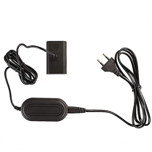 Hersmay Akku Attrappe mit AC Adapter für Sony NP-F550 F570 NP-F970 passend für CN-160 CN-126 YN-160 YN-300 YN300 II YN-600 Video Light Kamera Monitor von Hersmay