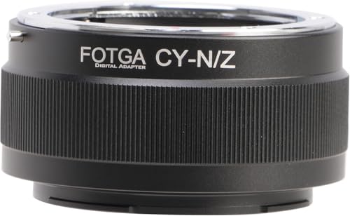 Hersmay CY-Nikn Z Objektivadapter für Contax Yashica C/Y Mount Objektiv für Nikon Z Mount Z8 Zf Zfc Z5 Z6 Z7 II Z6II Z7II Z9 Z50 Z30 Spiegellose DSLR Kamera von Hersmay
