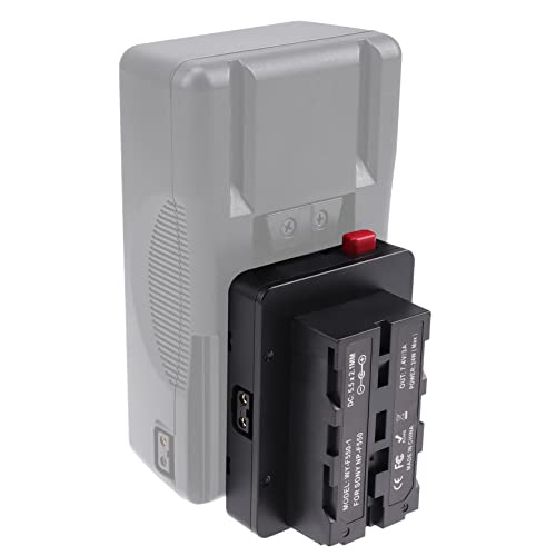Hersmay D-Tap Mini V Mount Plate zu NP-F Dummy Akku V-Mount V-Lock Akku Platte für Sony NP-F550/F970/F960 für Z CAM E2/S6/F6/F8-Kameras,Kameramonitor, Videoleuchte Hersmay D-Tap Mini V Mount Plate zu NP-F Dummy Akku V-Mount V-Lock Akku Platte für Sony NP-F550/F970/F960 für Z CAM E2/S6/F6/F8-Kameras,Kameramonitor, Videoleuchte von Hersmay