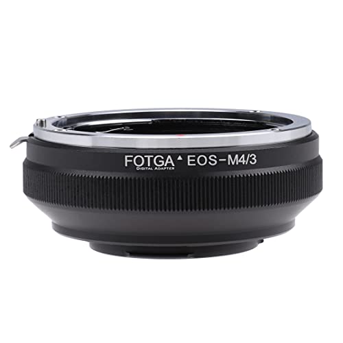 Hersmay EOS-M4/3 Objektivadapter EOS EF EF-S Objektiv auf Micro Four Thirds (M4/3/MFT) Mount Kamera für Olympus Pen E-PL6 E-PL7 E-PL8 E-PL9 E-M OM-D E -M5 E-M10 Mark II III Lumix GH4 GH5 GH5s von Hersmay