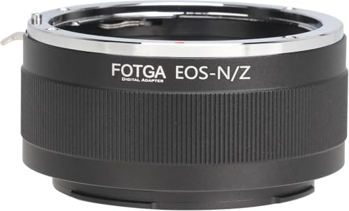 Hersmay EOS-Nikn Z Objektivadapter für Canon EOS Mount Objektiv für Nikon Z Mount Z8 Zf Zfc Z5 Z6 Z7 II Z6II Z7II Z9 Z50 Z30 Spiegellose DSLR Kamera von Hersmay