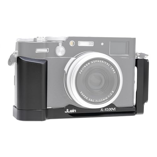 Hersmay L-Halterungsplatte für Fujifilm X100VI Kamera, vertikaler Ständer, Arca Swiss Schnellwechselplatte, Handgriff für Fujifilm X100VI Digitalkamera, kompatibel mit DJI Ronin RS2 RS3 Pro RSC 2 von Hersmay