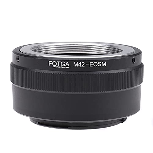 Hersmay M42-EOSM Objektivadapterring für M42 42 mm Objektiv passend für Canon EOS M EF-M M2 M3 M5 M5II M6 M10 M50 M50II M100 spiegellose Kamera Hersmay M42-EOSM Objektivadapterring für M42 42 mm Objektiv passend für Canon EOS M EF-M M2 M3 M5 M5II M6 M10 M50 M50II M100 spiegellose Kamera von Hersmay