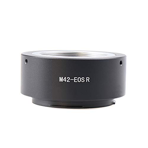 Hersmay M42-EOSR Objektiv Adapter M42 Objektiv auf EOS R Für Canon EOS R, EOS RP, EOS R5, EOS R6 Vollformat Systemkamera von Hersmay