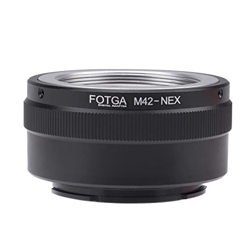 Hersmay M42-NEX E-Mount Objektivadapter für 42 mm Mount-Objektiv für Sony E-Mount a7 IV a7 II III a7R II a7R III a7S a7S II a7S III a9 a9ii a7R a7riii a7r iv a6600 a6500 a6300 a6000 a6400 von Hersmay