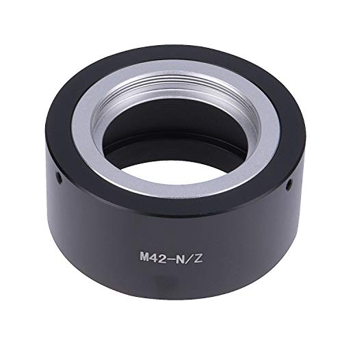 Hersmay M42-NIKKOR Z Mount Objektiv Adapter Kompatibel mit M42 Objektiv passend für Nikon Z Mount Z5 Z6 Z7 Z50 Kamera von Hersmay